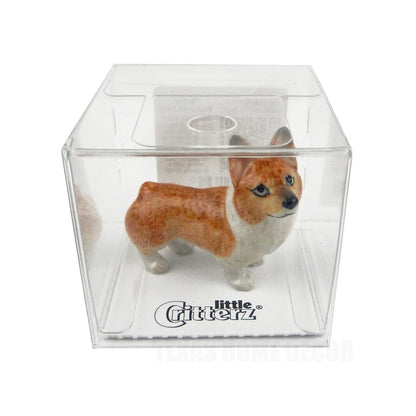 Little Critterz Miniature Collectors Corgi Pembroke "Sasha" Porcelain Figurine