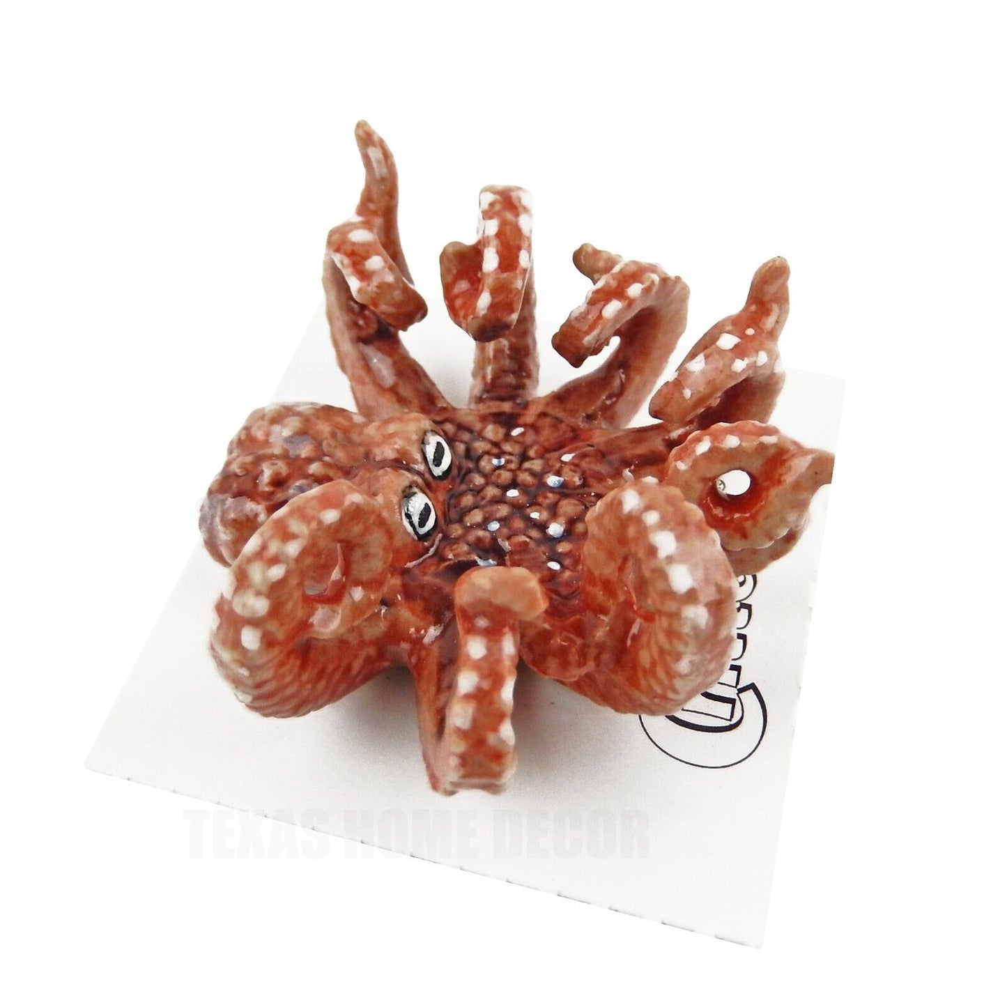 Little Critterz Miniature Collectors Octopus "Jet" Animal Porcelain Figurine