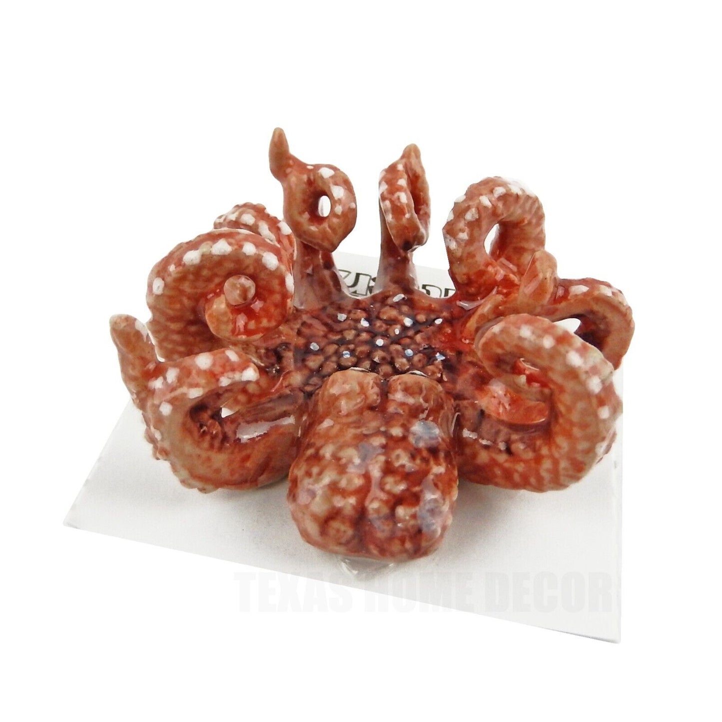 Little Critterz Miniature Collectors Octopus "Jet" Animal Porcelain Figurine