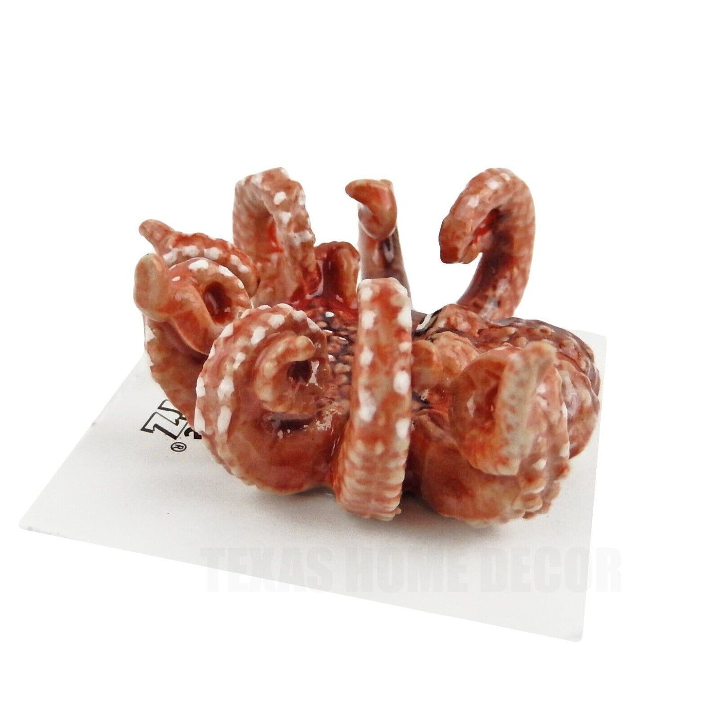 Little Critterz Miniature Collectors Octopus "Jet" Animal Porcelain Figurine