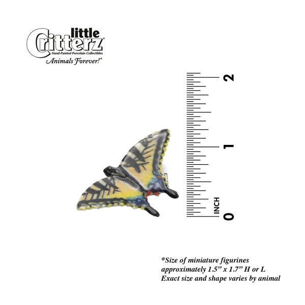 Little Critterz Miniature Collectors Swallowtail Butterfly Porcelain Figurine