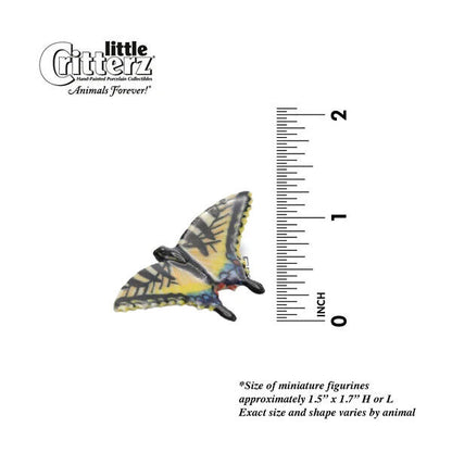 Little Critterz Miniature Collectors Swallowtail Butterfly Porcelain Figurine