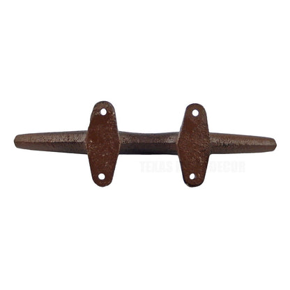 Large Boat Cleat Handle Hook Rustic Antique Style Nautical Beach Decor 9 3/4 in